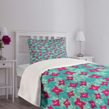 Spring Season Flourish Field Bedspread Set