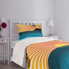 Sunset Horizon Panorama Bedspread Set