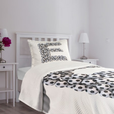 Balls Hexagon Motifs Bedspread Set