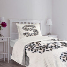 Hexagon Pattern Balls Bedspread Set