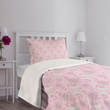 Blossoming Cherry Flowers Bedspread Set