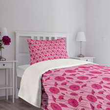 Romantic Botany Elements Bedspread Set