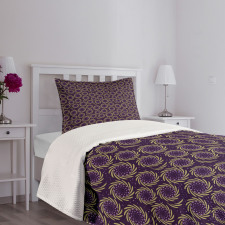 Blueberries and Leaves Bedspread Set