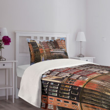 Traditional Old Houses Bedspread Set