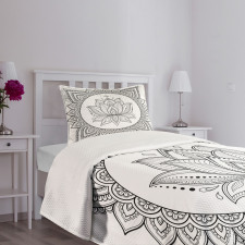 Folk Ornamental Tattoo Art Bedspread Set