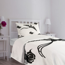 Abstract Mythological Bird Bedspread Set