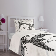 Egyptian Oriental Birds Bedspread Set