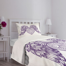 Heart Botany Ornate Bedspread Set