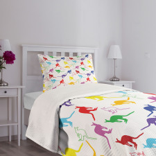 Vibrant Wildlife Concept Bedspread Set