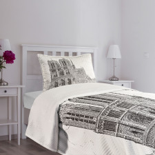 European Architecture Bedspread Set