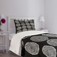 Abstract Whirlpool Timber Bedspread Set