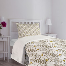 Triangle Branch and Spots Bedspread Set