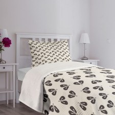 Sketch Human Lungs Pattern Bedspread Set