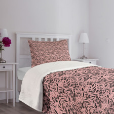 Exotic Leaves Summer Bedspread Set