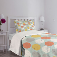 Abstracts Circles Lines Bedspread Set