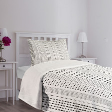 Vertical Big Little Dots Bedspread Set