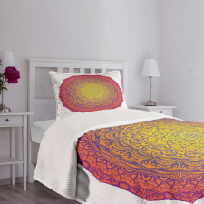 Vivid Abstract Medallion Bedspread Set