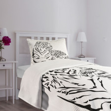 Safari Animal Sitting Bedspread Set