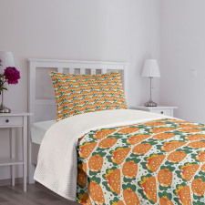 Mexican Food Culture Burritos Bedspread Set