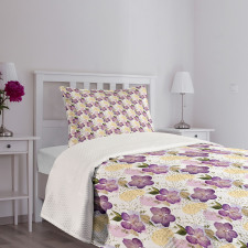 Tropical Blossom Feminine Bedspread Set