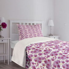 Floral Branches Meadow Bedspread Set