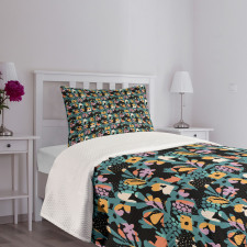 Modern Art Design Colorful Bedspread Set