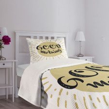 Cartoon Sun Bedspread Set