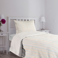 Pencil Drawn Fun Stripes Bedspread Set