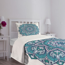 Curly Eastern Flower Bedspread Set