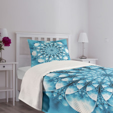 Abstract Exotic Flower Bedspread Set