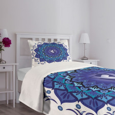 Lotus Ajna Chakra Yoga Bedspread Set