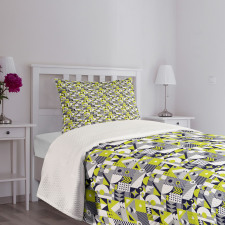 Contemporary Mosaic Bedspread Set