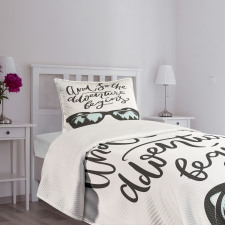 Woodland Reflection Pattern Bedspread Set