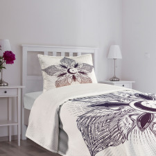 Eastern Feathers Petal Bedspread Set