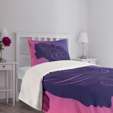 Gradient Background Bedspread Set