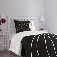 Extra Long Straight Hair Bedspread Set