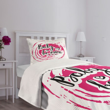 Vortex Baby Be Mine Wording Bedspread Set