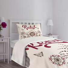 Mehndi Ornamental Design Bedspread Set