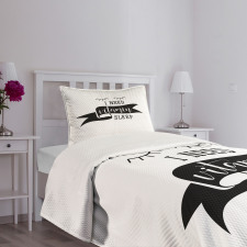 I Need Vitamin Sleep Phrase Bedspread Set