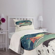 Lighthouse Sailboat Bedspread Set