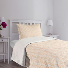 Abstract Vertical Waves Bedspread Set