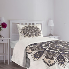 Oriental Mandala Yoga Motif Bedspread Set