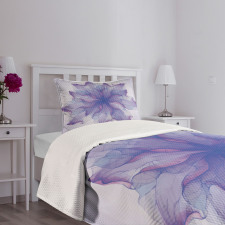 Blossoming Petals Pattern Bedspread Set