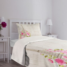 Spring Blossoming Flowers Bedspread Set