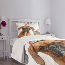 Funny Dog Scottish Cat Bedspread Set