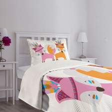 Feathers Forest Bedspread Set