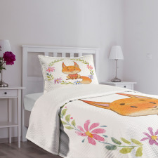 Forest Friend Floral Bedspread Set