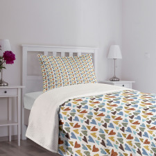 Patchwork Style Mosaic Bedspread Set