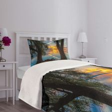 Sunrise over the Lake Bedspread Set