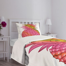 Tropical Organic Fruit Bedspread Set